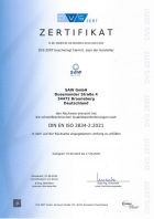 3 2023 Zertifikat DIN EN ISO 3834-2 2021